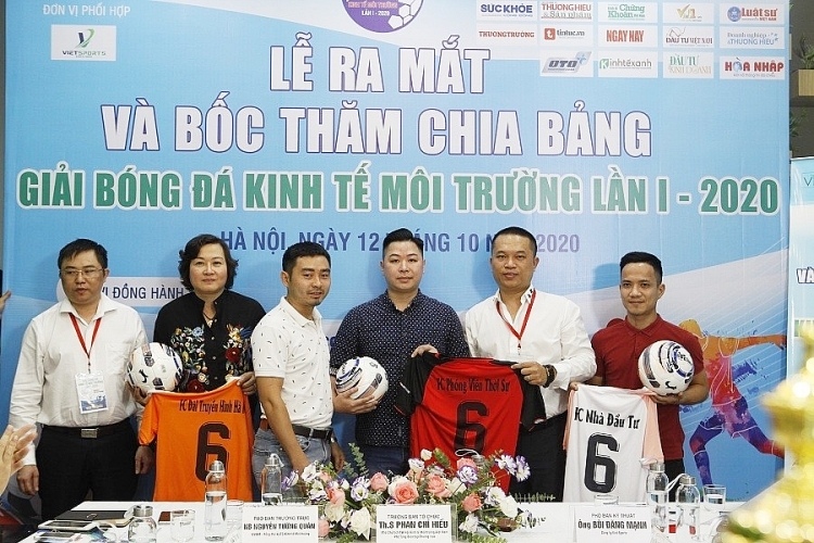 12 đội bóng mạnh tham dự Giải bóng đá Kinh tế Môi trường lần I-2020
