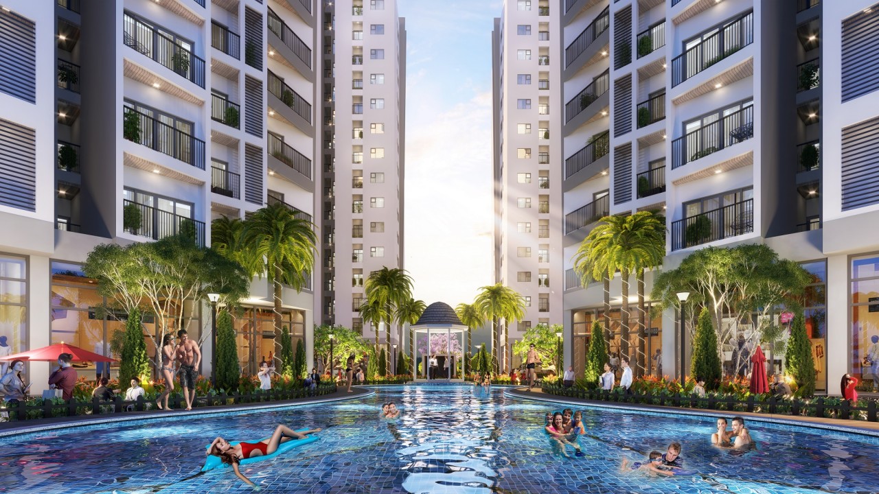 Le Grand Jardin hội tụ hơn 40 tiện ích đa dạng.