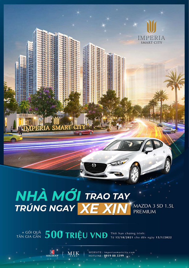 Imperia Smart City hiện thực giấc mơ “mua nhà - tậu xe” của người trẻ