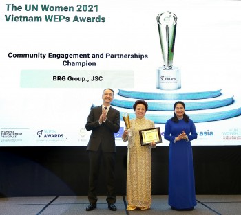 tap doan brg duoc vinh danh tai giai thuong trao quyen cho phu nu weps 2021