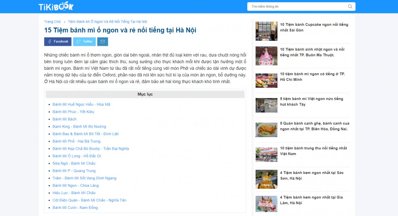 Khám phá Tikibook - Trang web đánh giá chia sẻ thông tin đa lĩnh vực Khám phá Tikibook - Trang web đánh giá chia sẻ thông tin đa lĩnh vực