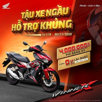 Tự hào lan tỏa chất X cùng ưu đãi xe côn tay khủng mùa cuối năm 2020