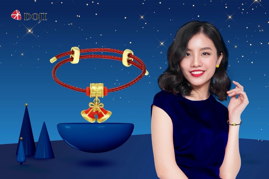 Charm vàng 24K DOJI hút khách mùa lễ hội
