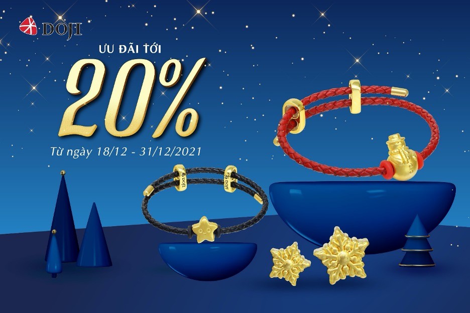 Charm vàng 24K DOJI hút khách mùa lễ hội