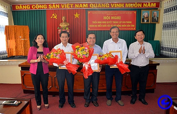 Các nhân sự mới nhận quyết định bổ nhiệm