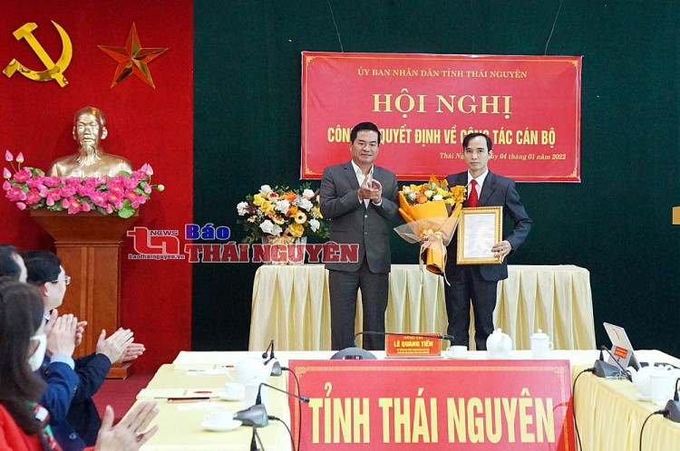 Ông Phạm Tuấn Cẩn nhận quyết định bổ nhiệm
