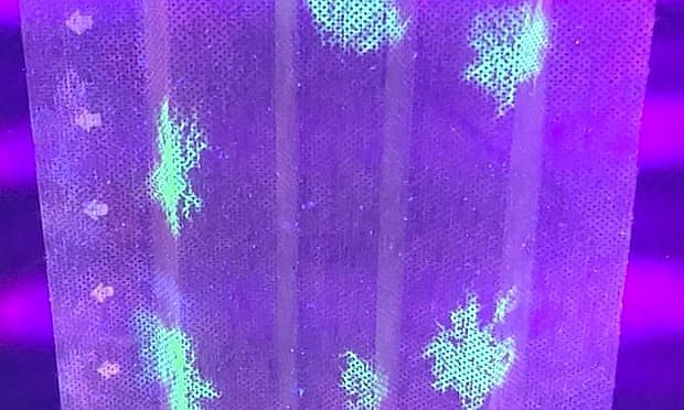 Khẩu trang có khả năng phát sáng trong bóng tối khi phát hiện virus