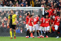 Bảng xếp hạng (BXH) Ngoại hạng Anh mới nhất (24/2): Đại thắng Watford, MU lọt vào top 5