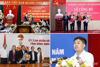 Bổ nhiệm nhân sự, lãnh đạo mới Nghệ An, Hà Tĩnh, Bình Định