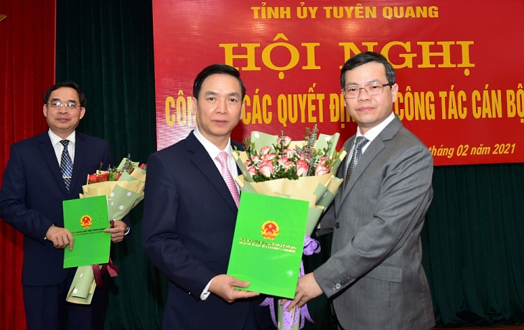 Tuyên Quang, Nghệ An, Bình Thuận bổ nhiệm lãnh đạo mới