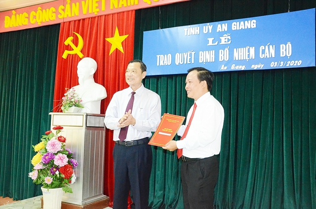 Quảng Nam, Đắk Nông, An Giang bổ nhiệm nhân sự, lãnh đạo mới quang nam dak nong an giang bo nhiem nhan su lanh dao moi