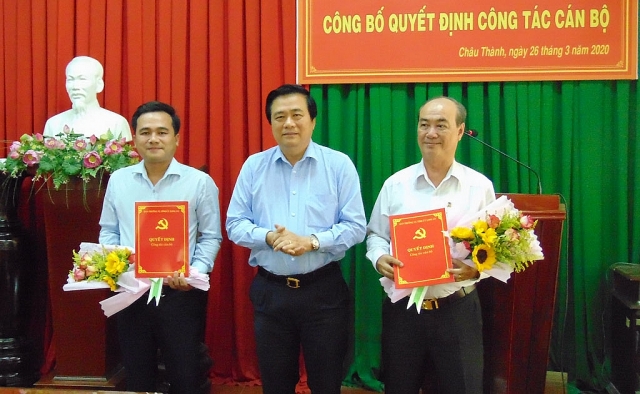 long an dong thap quang ninh bo nhiem nhan su lanh dao moi