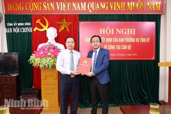 Ninh Bình, Đồng Tháp, Khánh Hòa bổ nhiệm lãnh đạo mới