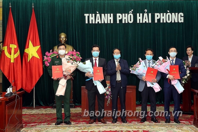 hai phong thai binh dieu dong bo nhiem lanh dao moi