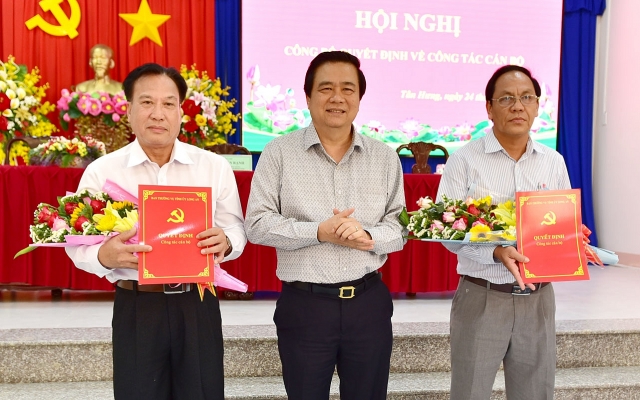Bổ nhiệm lãnh đạo mới tại Long An, Khánh Hoà và Kon Tum bo nhiem lanh dao moi tai long an khanh hoa kon tum