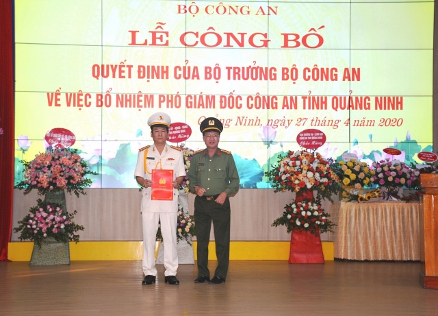 tin bo nhiem lanh dao cong an tinh quang ninh ha tinh thua thien hue