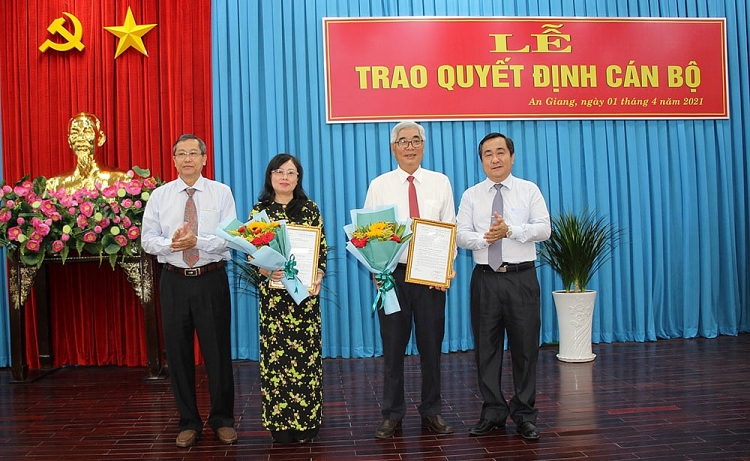 An Giang, Hậu Giang và Kiên Giang bổ nhiệm nhân sự mới