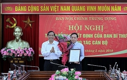 Ban Nội chính Trung ương có tân Phó trưởng ban
