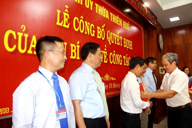 thua thien hue kon tum dak nong dieu dong bo nhiem lanh dao moi