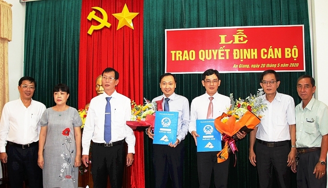 bo nhiem nhan su lanh dao moi tai gia lai tay ninh an giang
