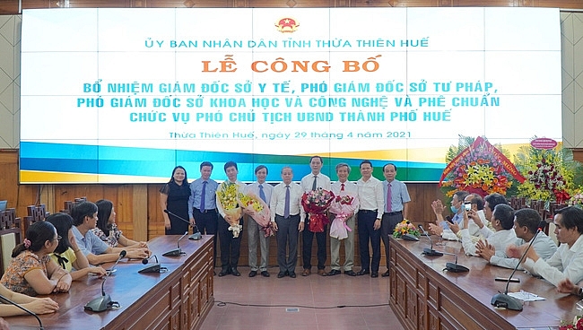 Tiền Giang, Bình Dương, Thừa Thiên - Huế bổ nhiệm nhân sự lãnh đạo mới