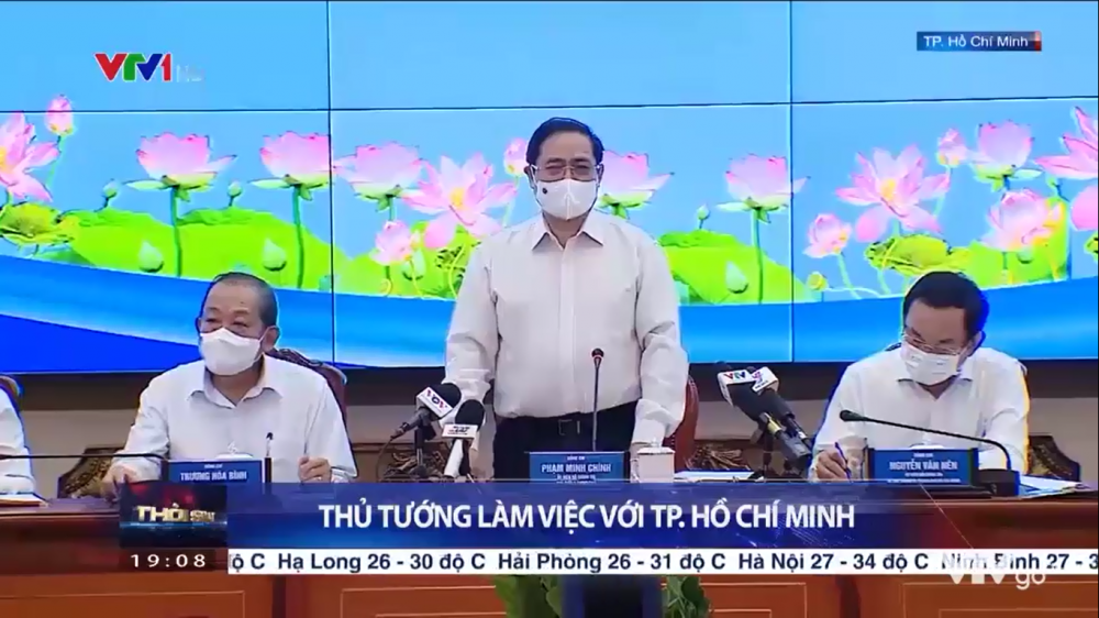 Thủ tướng làm việc với TP. Hồ Chí Minh
