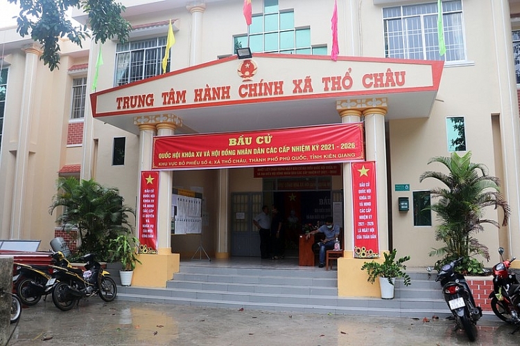 Bầu cử sớm tại xã đảo xa nhất của tỉnh Kiên Giang