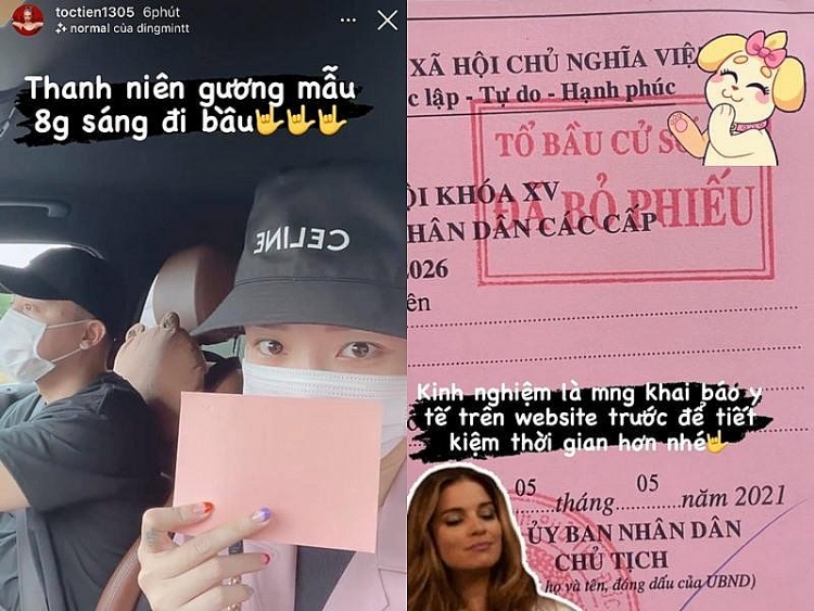 Xuân Bắc, Quyền Linh, Hoa hậu Tiểu Vy... và dàn sao Việt háo hức đi bầu cử
