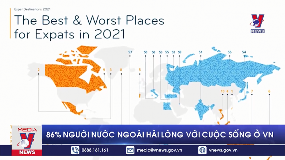 86% người nước ngoài hài lòng với cuộc sống ở Việt Nam