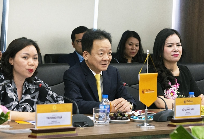 bo truong ngoai giao cong hoa bo bien nga marcel amon den tham va lam viec tai tt group