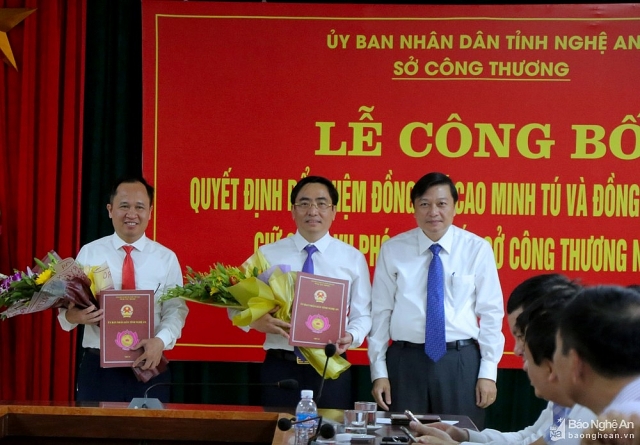 bo nhiem nhan su lanh dao moi tai thai nguyen nghe an dong nai