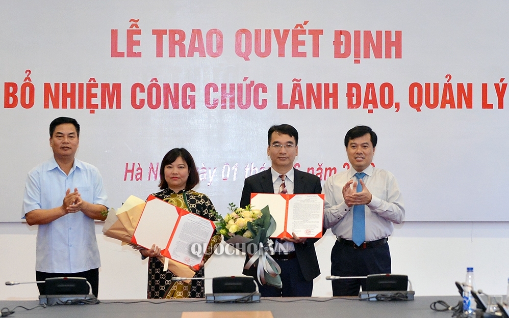 Bổ nhiệm lãnh đạo mới Văn phòng Quốc hội, Viện KSND tối cao