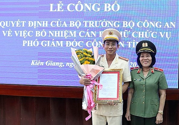 dieu dong bo nhiem lanh dao cong an quang binh long an kien giang