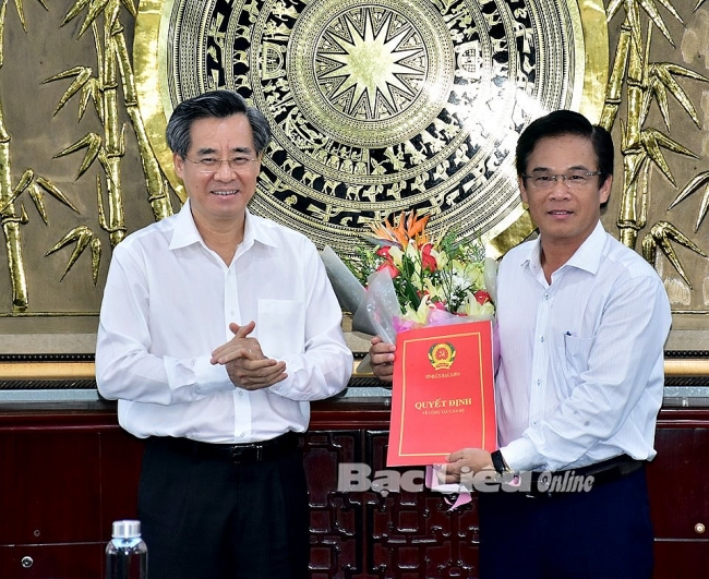 tin tuc nhan su bo nhiem lanh dao moi tai bac lieu an giang