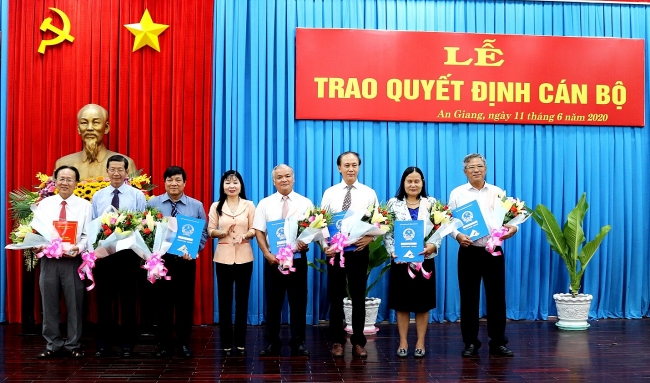 tin tuc nhan su bo nhiem lanh dao moi tai bac lieu an giang
