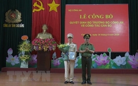 Bộ Công an bổ nhiệm tân Giám đốc Công an Cao Bằng