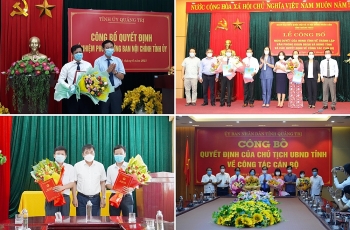 Quảng Ngãi, Quảng Bình, Quảng Trị kiện toàn nhân sự, bổ nhiệm lãnh đạo mới