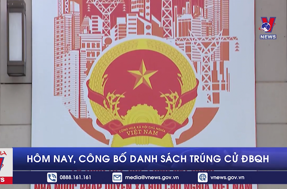 Hôm nay, công bố danh sách trúng cử ĐBQH