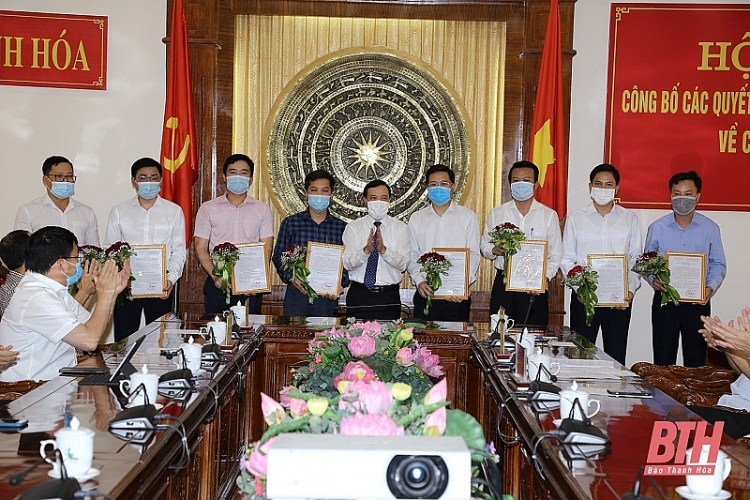 Thanh Hóa bổ nhiệm nheieuf nhân sự mới