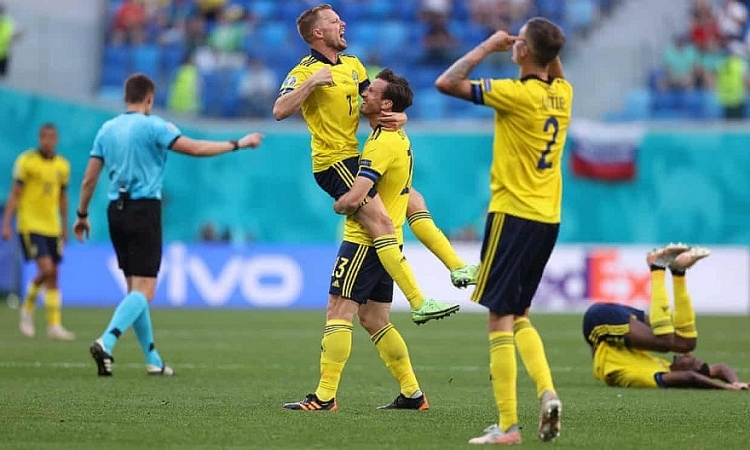 Thụy Điển vừa có được chiến thắng quý giá 1-0 trước Slovakia