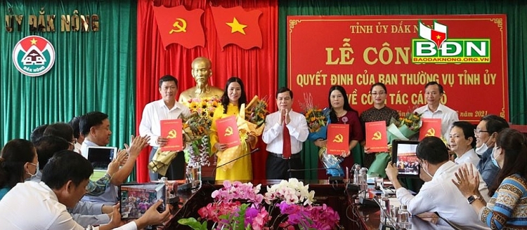 Đắk Nông bổ nhiệm mới