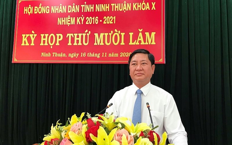 Ông Trần Quốc Nam được bầu giữ chức Chủ tịch UBND tỉnh Ninh Thuận