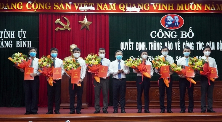 Bổ nhiệm nhân sự, lãnh đạo mới Hà Tĩnh, Quảng Bình