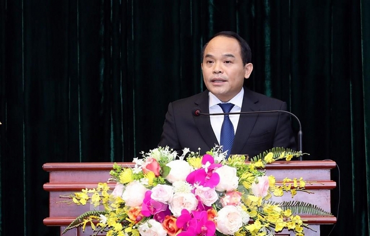 Tân Bí thư Tỉnh ủy Lạng Sơn, ông Nguyễn Quốc Đoàn (Ảnh: TTXVN)