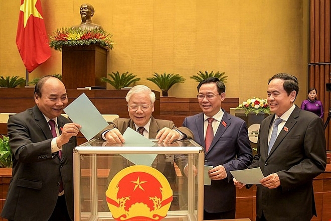 Trong ngày 26/7, Quốc hội sẽ bầu 3 chức danh quan trọng là Chủ tịch nước, Thủ tướng và Chánh án TAND Tối cao (Ảnh: Quốc hội)