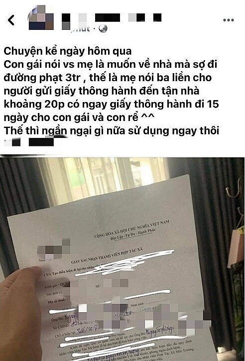 Dòng trạng thái cô gái đăng tải trên mạng xã hội gây bức xúc