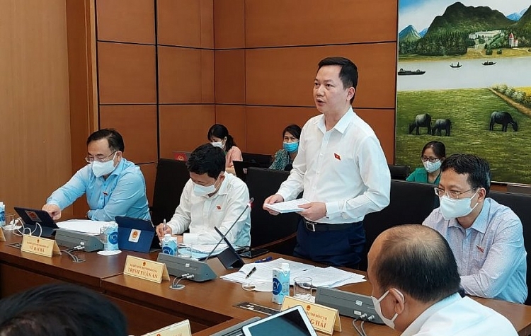 Đại biểu Trịnh Xuân An (đoàn Đồng Nai) nhận định, Chính phủ sau kiện toàn đã ngày càng khẳng định được bản lĩnh, trí tuệ, vai trò của mình trong ứng phó, đương đầu với những khó khăn, thách thức mà đất nước phải đối mặt. - Ảnh: VGP/Nguyễn Hoàng