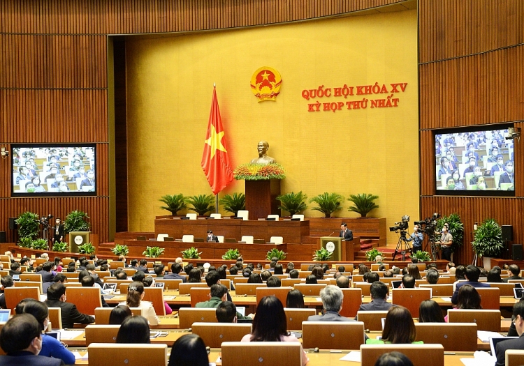 Kỳ họp thứ nhất, Quốc hội khóa XV (Ảnh: VGP)