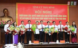 Ban Bí thư chỉ định 8 nhân sự mới Tỉnh uỷ Thái Bình