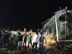 Tìm thấy thi thể 1 nạn nhân trong vụ sập giàn giáo ở Hải Phòng